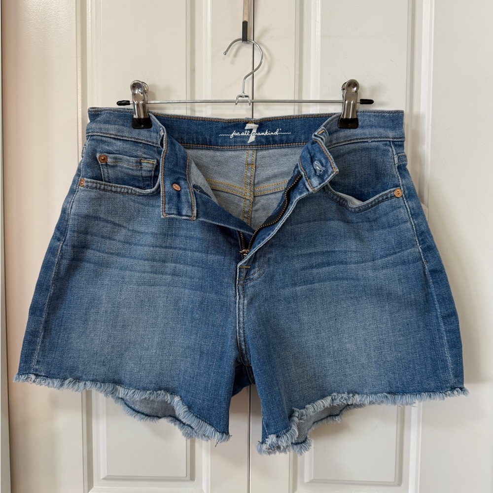 7 For All Mankind High-Rise Cutoff Shorts | Size 29
